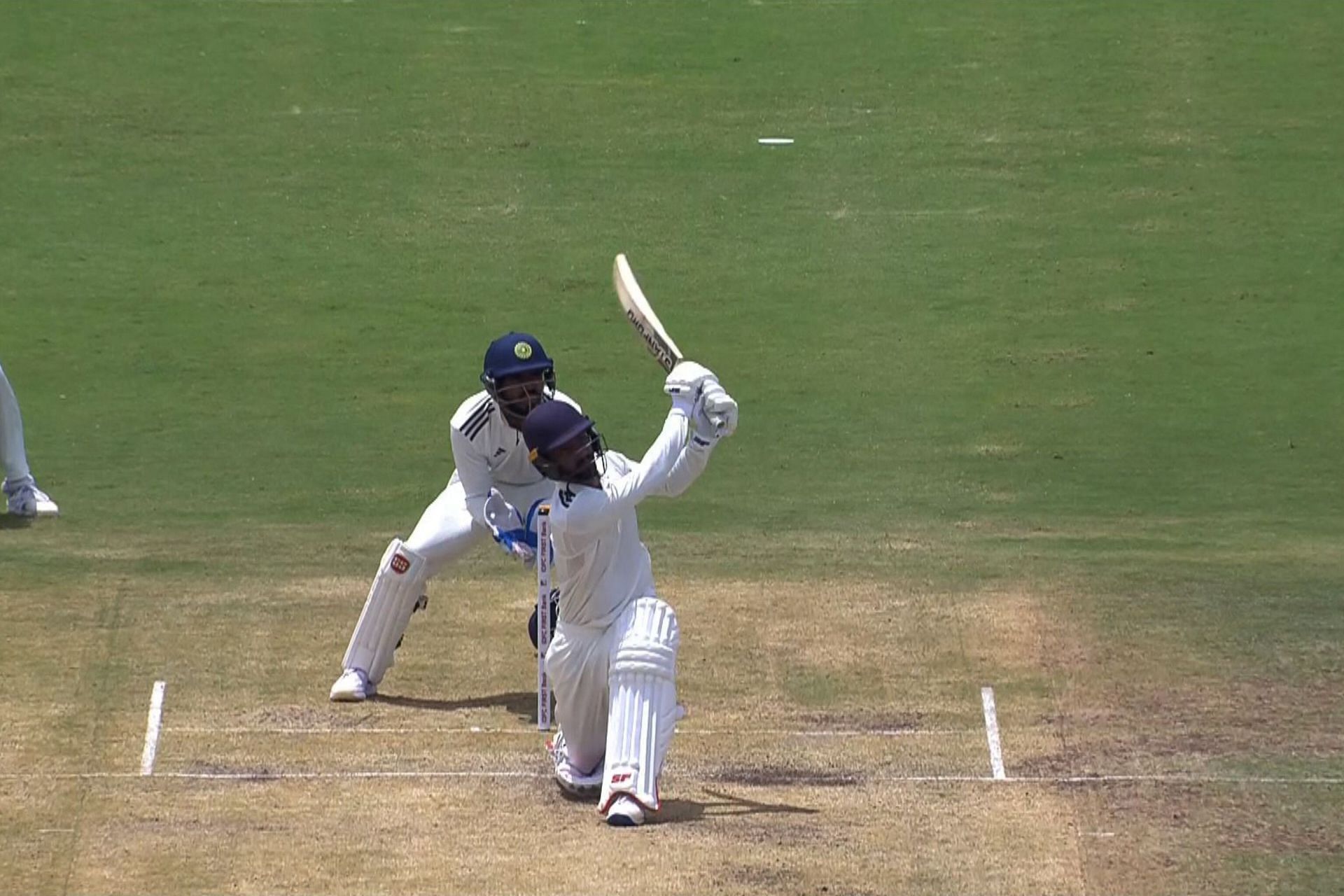 Baba Indrajith scored 72 off 149 balls (Image via X-@BCCIdomestic)