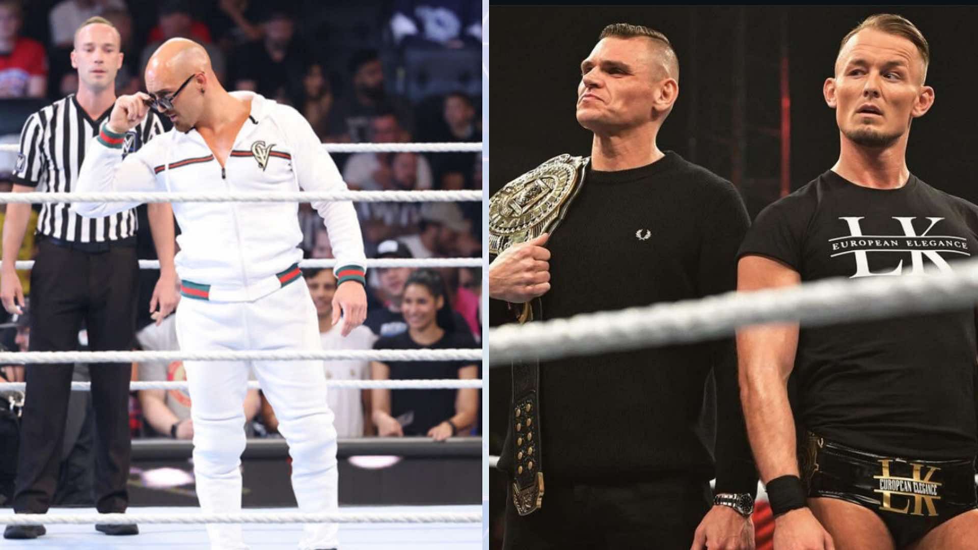 Giovanni Vinci made his return on WWE Friday Night SmackDown [Credit: WWE.com &amp; Ludwig Kaiser on Instagram]