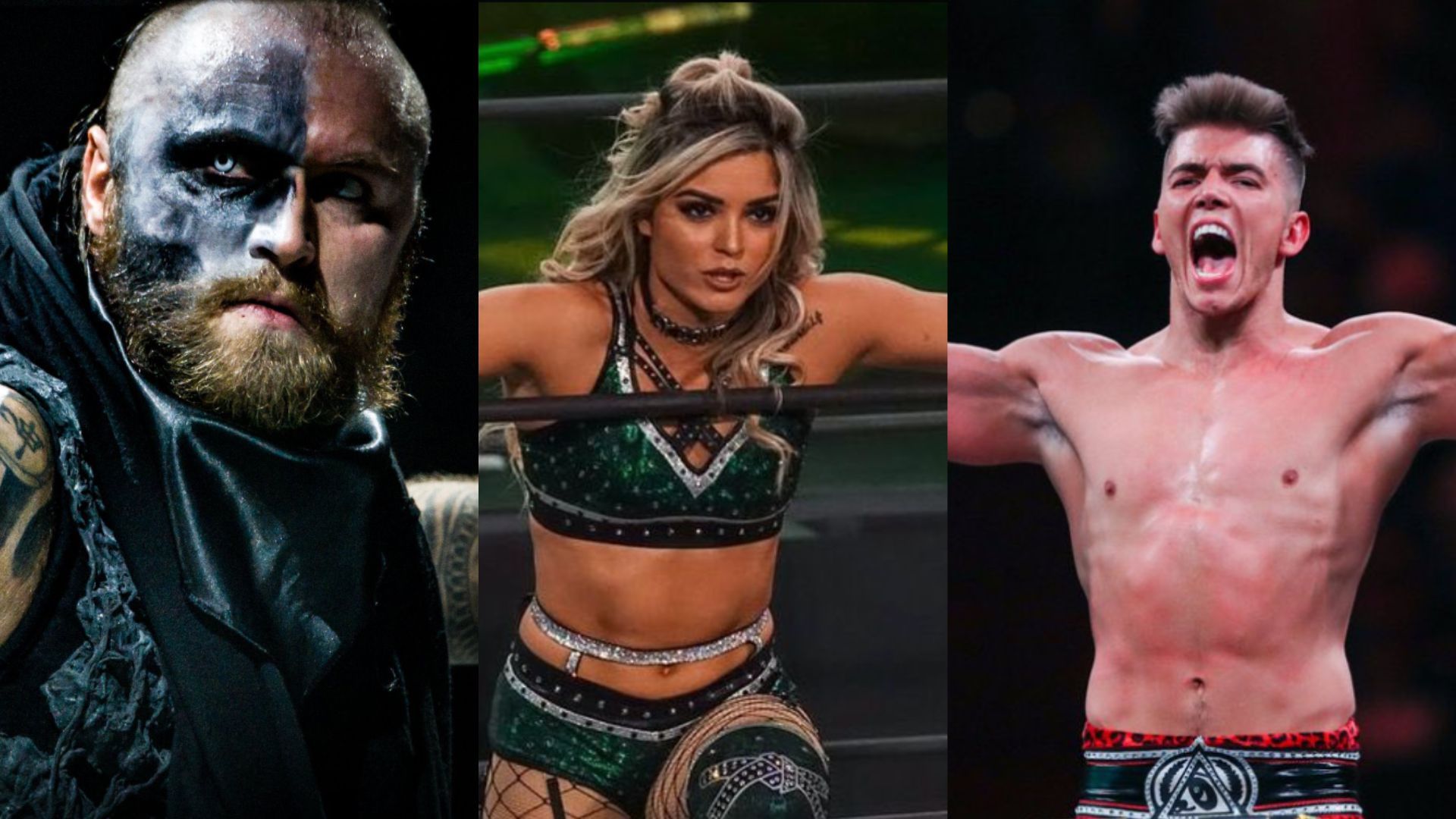 Tay Melo, Malakai Black and Sammy Guevara are all signed to AEW [Image Credits: X profiles of Black, Guevara and Melo]