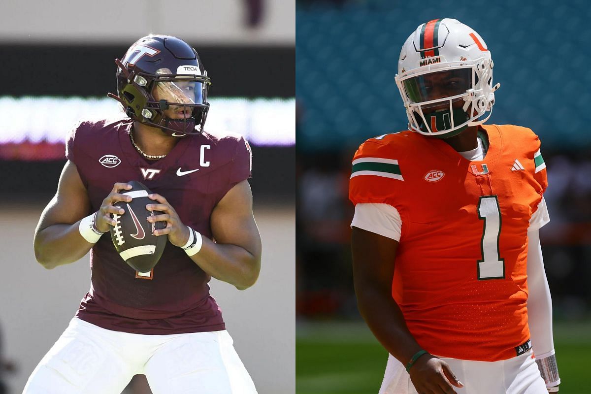 Virginia Tech Hokies vs. Miami Hurricanes starting QBs today: College football Week 5 depth chart (Image Credits - IMAGN/GETTY)