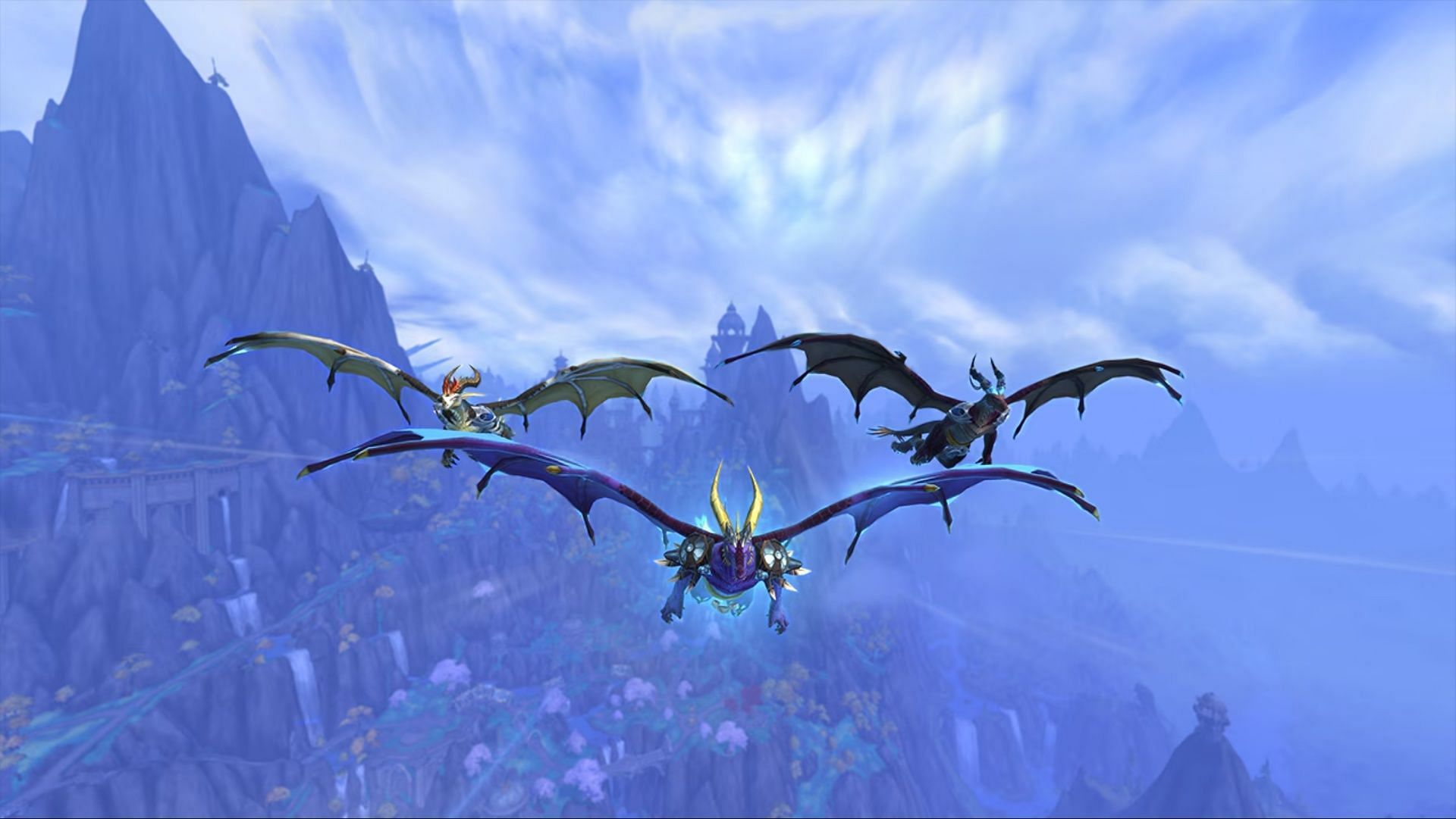 Dracthyr will even get a brand-new Skyriding skill to unlock - Squadron. (Image via Blizzard Entertainment)