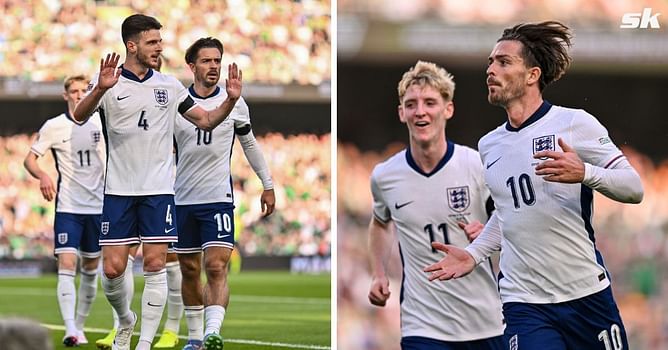 “The snakes are back” - Republic of Ireland fans mock Declan Rice and Jack Grealish during England clash with hilarious banner