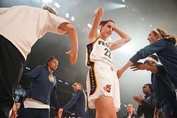 Watch: Caitlin Clark embraces friend-turned-rival Kate Martin ahead of crucial WNBA clash