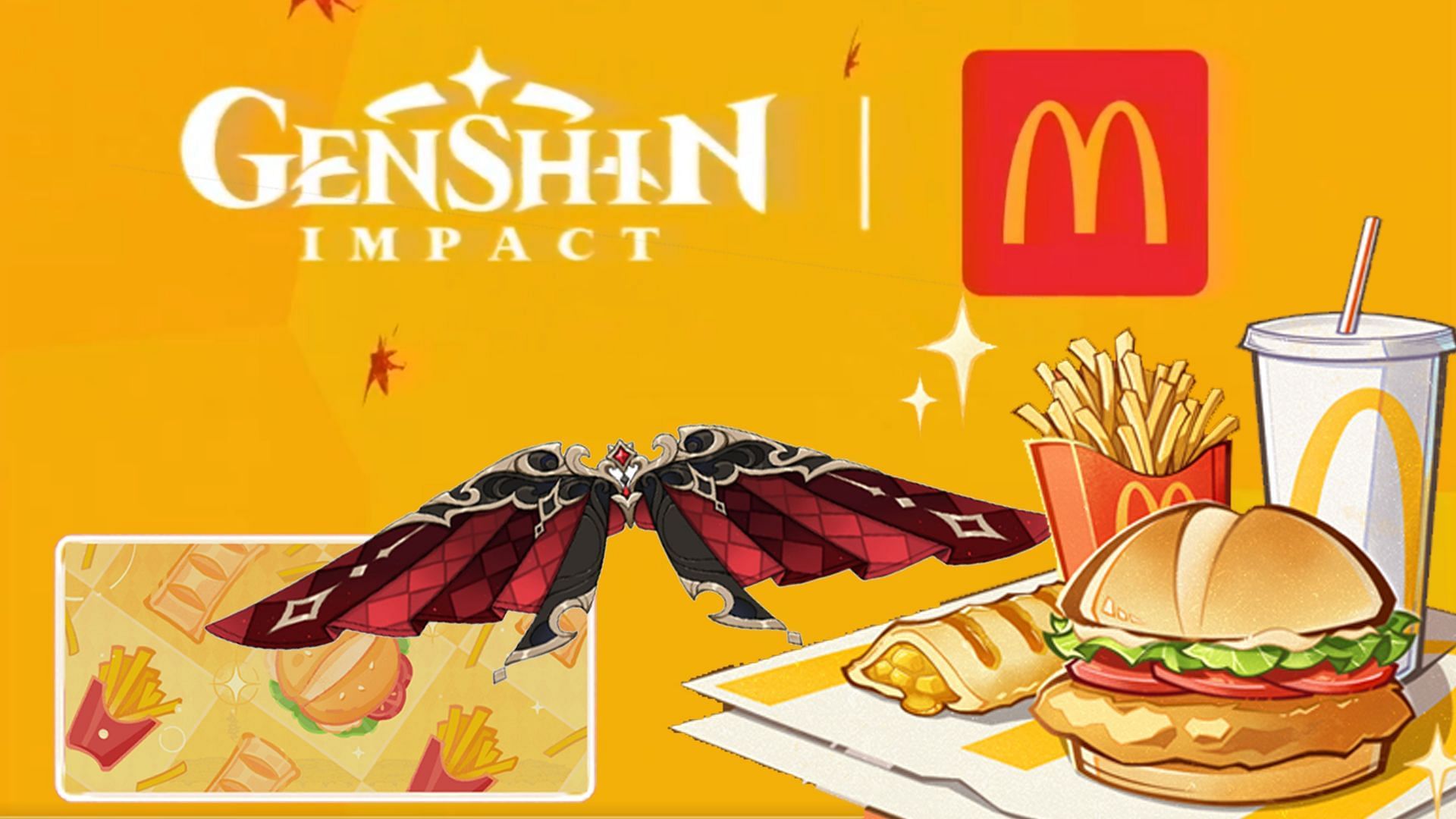 A special Windglider and namecard will be available during the Genshin Impact x McDonald