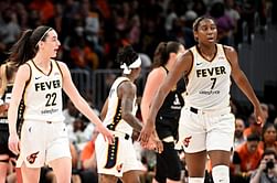 Caitlin Clark drops 3-word reaction to Fever teammate Aliyah Boston's latest "bow bow bow" post