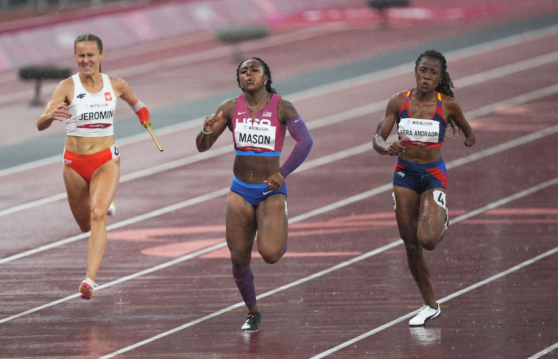 Brittni Mason of the USA in action at the Tokyo Paralympics [Image Source: Getty]