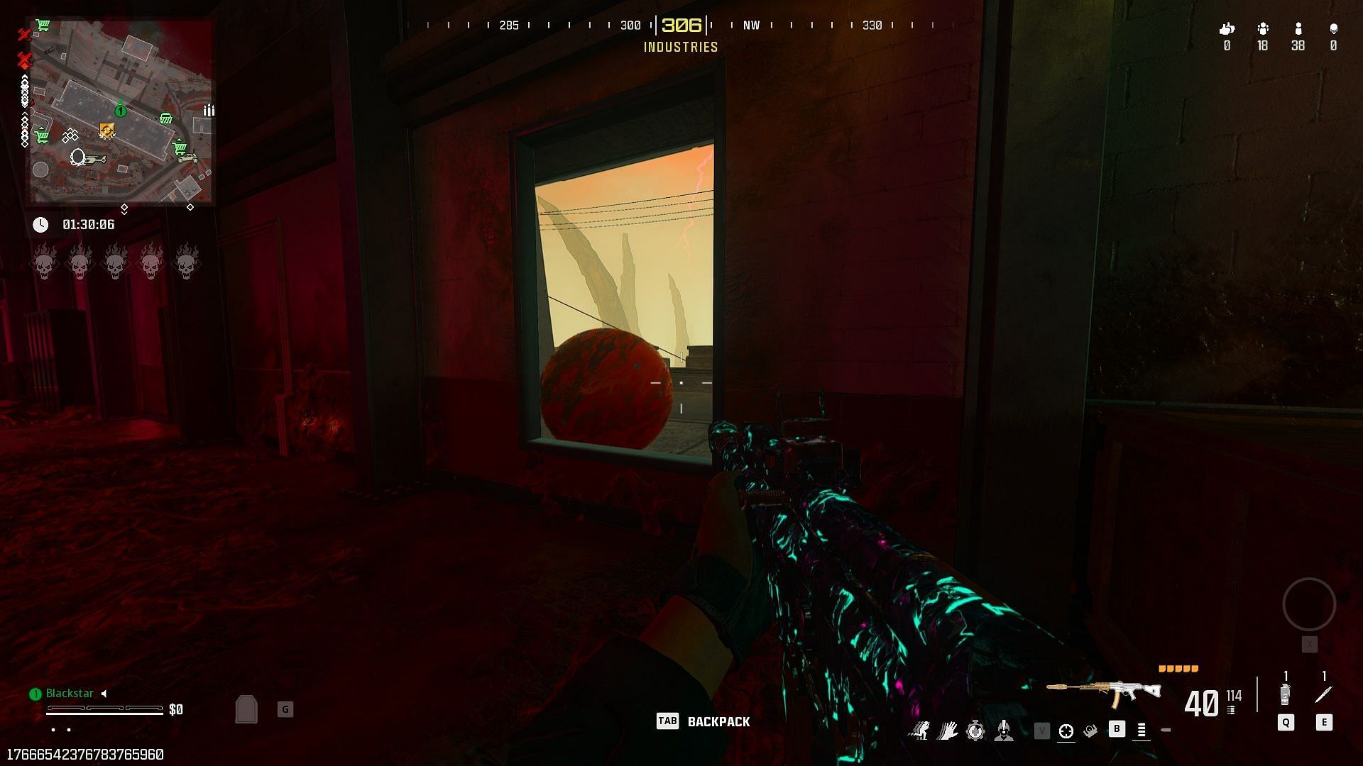 Getting Terriball kills in Warzone Purgatory by holding a building (Image via Activision)