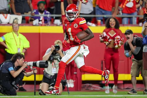 Xavier Worthy during Baltimore Ravens v Kansas City Chiefs - Source: Getty