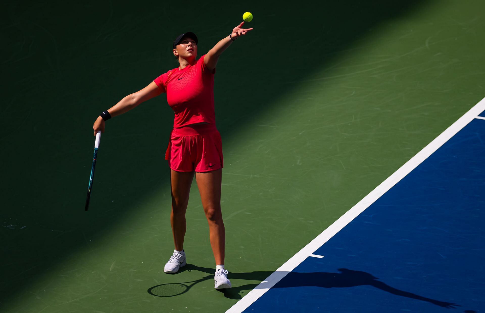 Amanda Anisimova at the US Open 2024. (Photo: Getty)