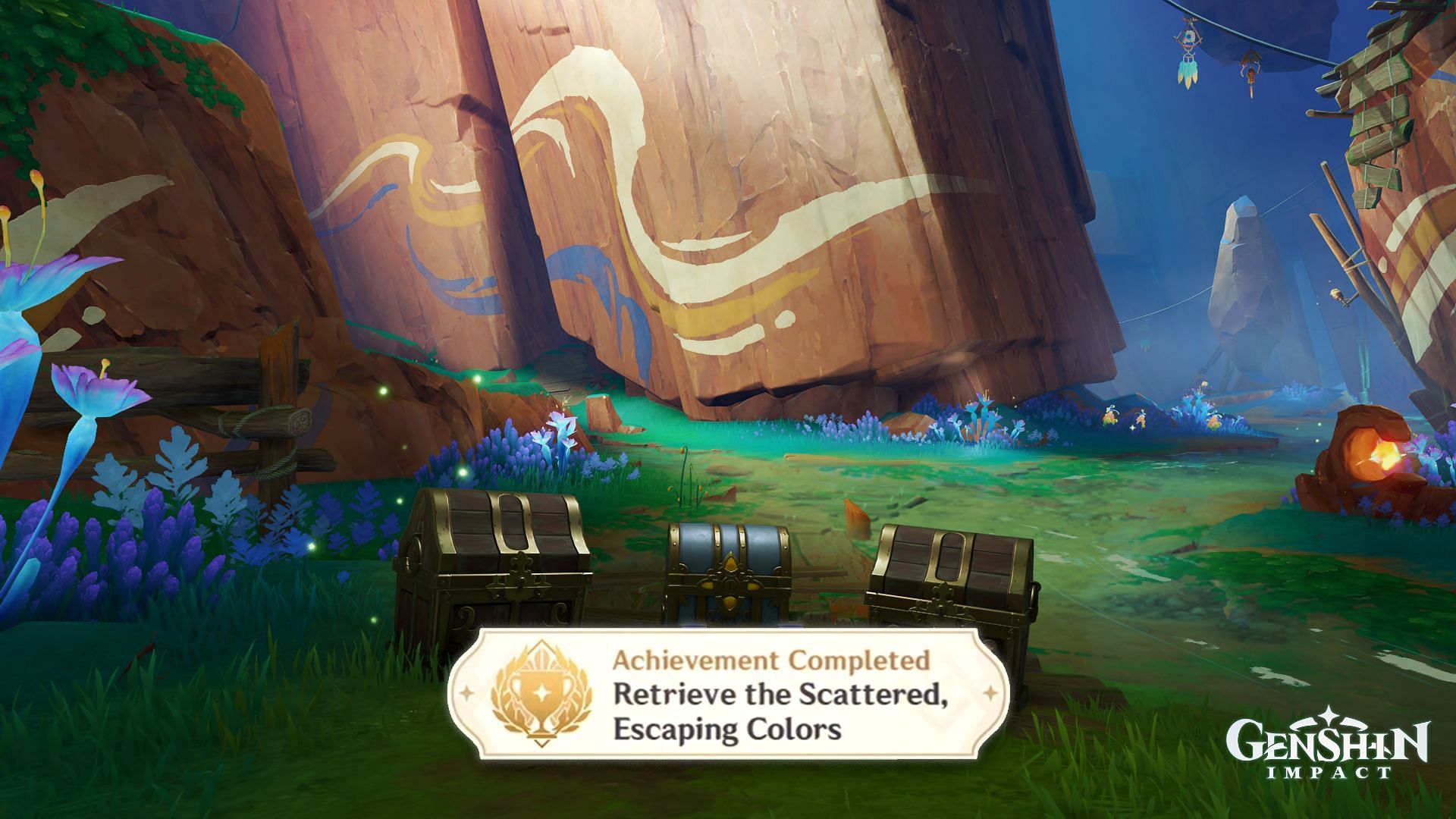 This article provides a guide on how to obtain the Retrieve the Scattered, Escaping Colors achievement (Image via HoYoverse)