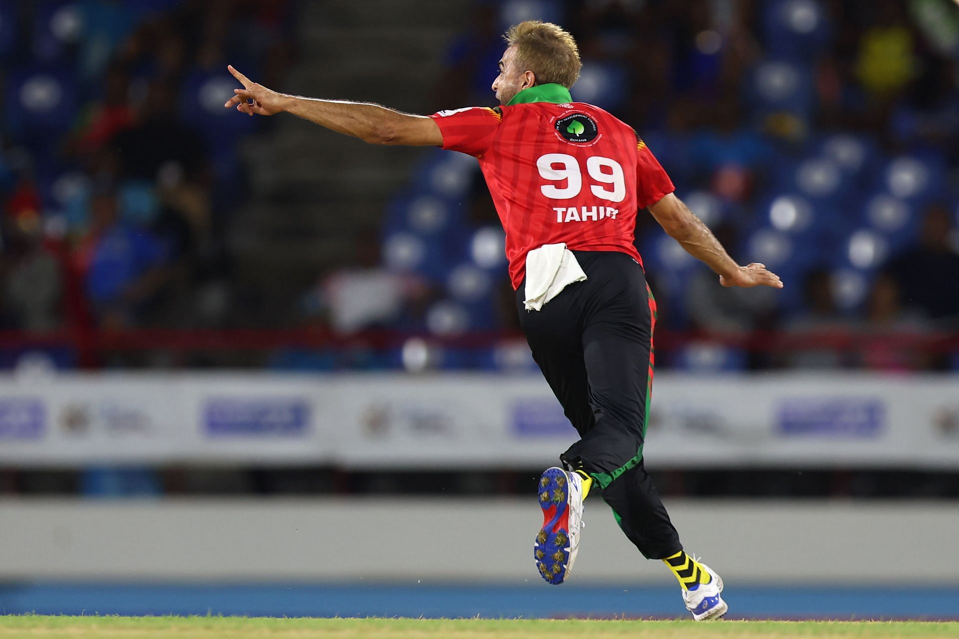 At 45, Imran Tahir is still going strong. (Image Credits: Getty Images)