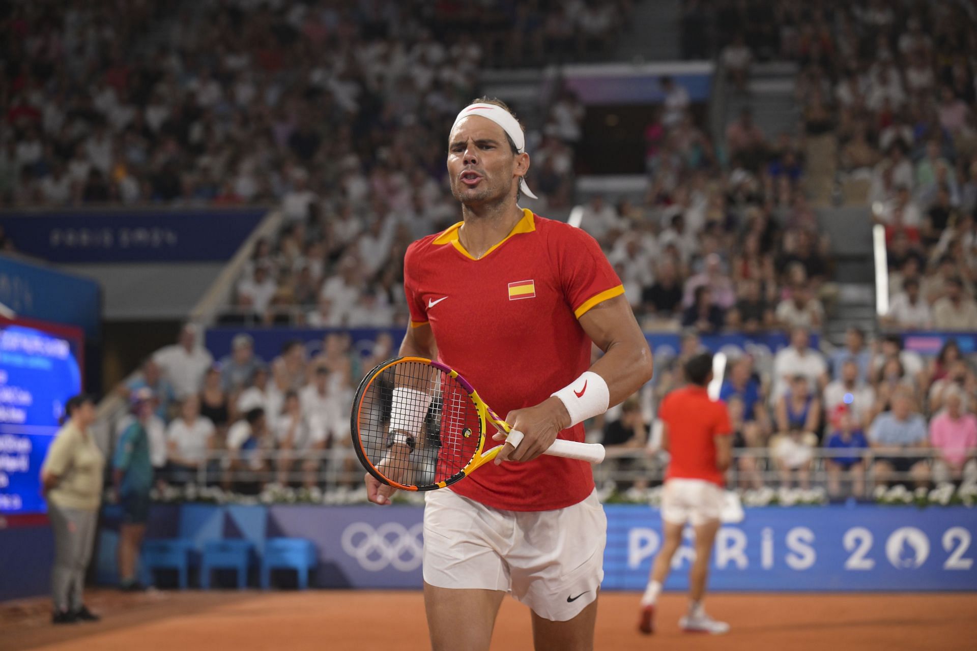 Rafael Nadal pictured at the 2024 Paris Olympics | Image Source: Getty