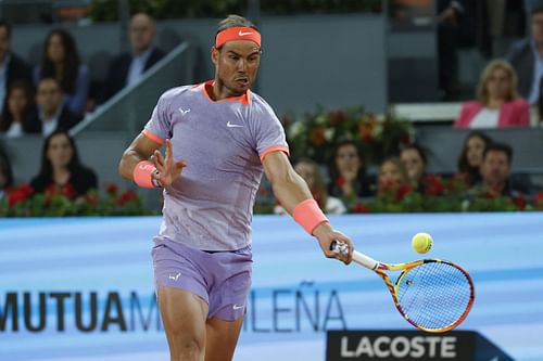 Rafael Nadal at the Madrid Open 2024. (Photo: Getty)