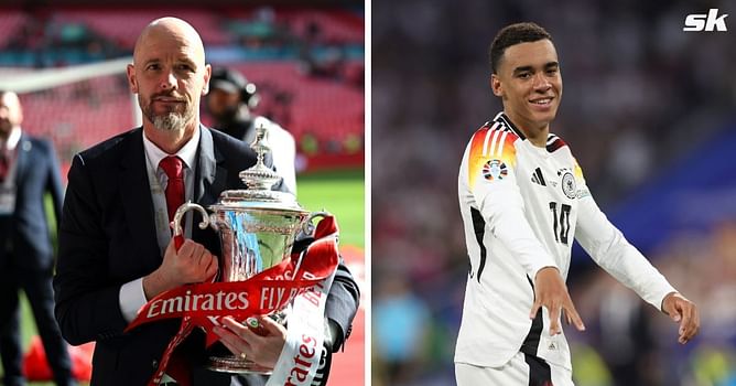 Jamal Musiala says 23-year-old Manchester United star has been asking him to make Old Trafford switch