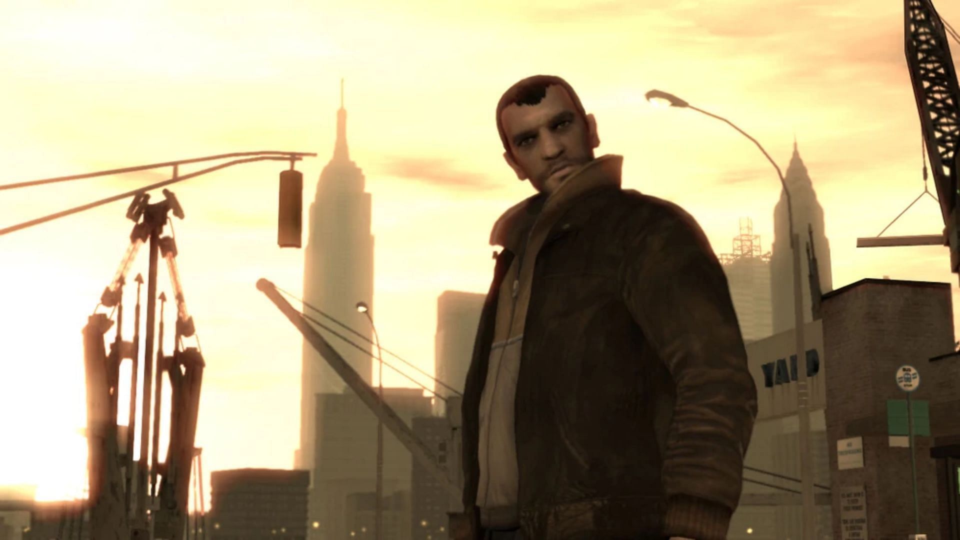 The Grand Theft Auto 4 gameplay extensively uses strong language at various moments (Image via Rockstar Games)