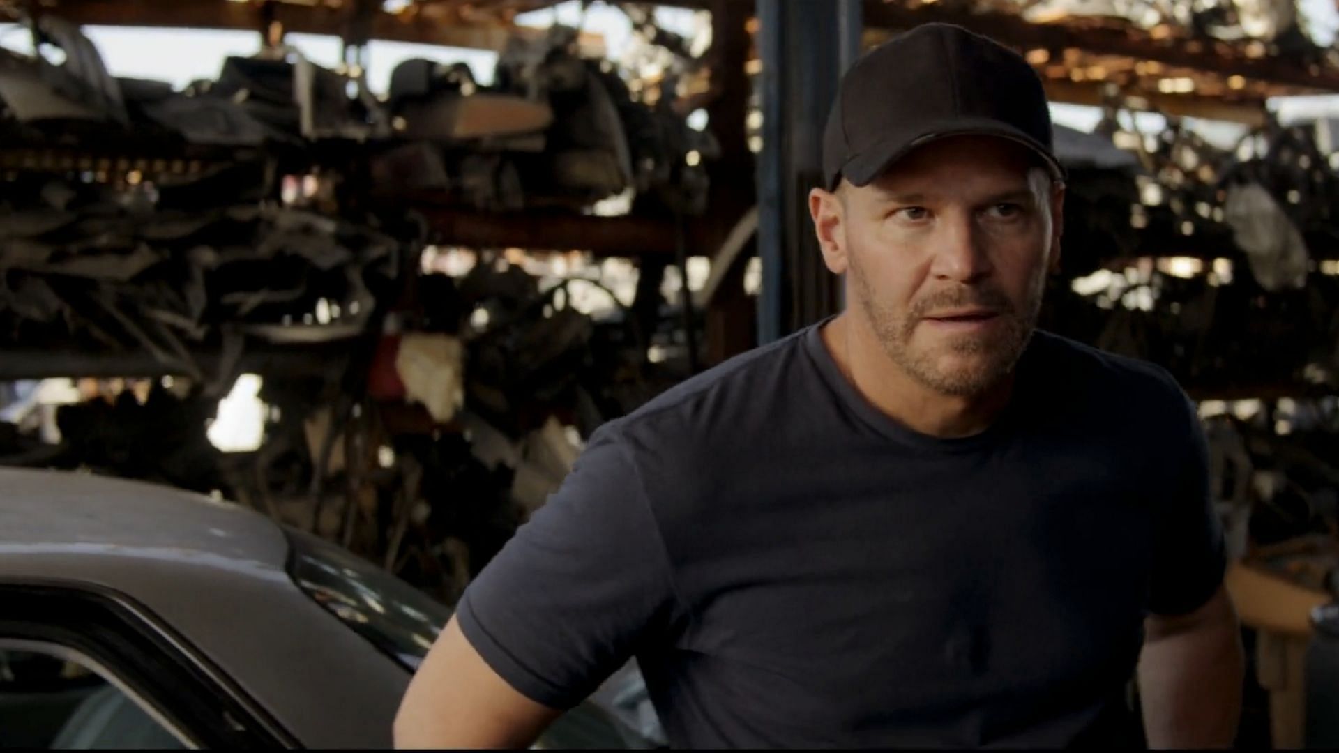 Jason at the chop shop in SEAL Team season 7 episode 8 (Image via Paramount+)