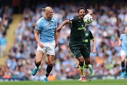 Erling Haaland breaks 13-year-long record held by Wayne Rooney after scoring twice in first half against Brentford