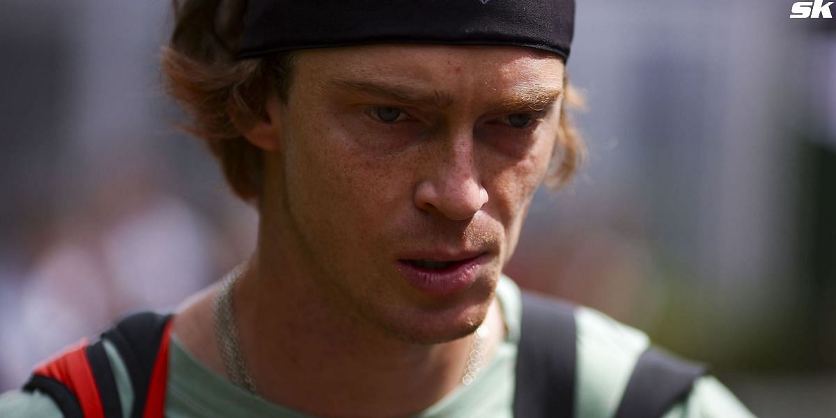 Concerning scenes at US Open as Andrey Rublev injures himself in frustration (Source: Getty)