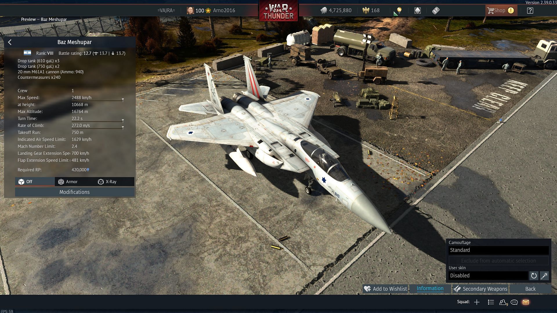 The Baz Meshupar in War Thunder (Image via Gaijin Entertainment)