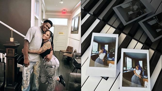 Photo: Anthony Edwards' baby mama Jeanine Robel shares candid Polaroids of Timberwolves star