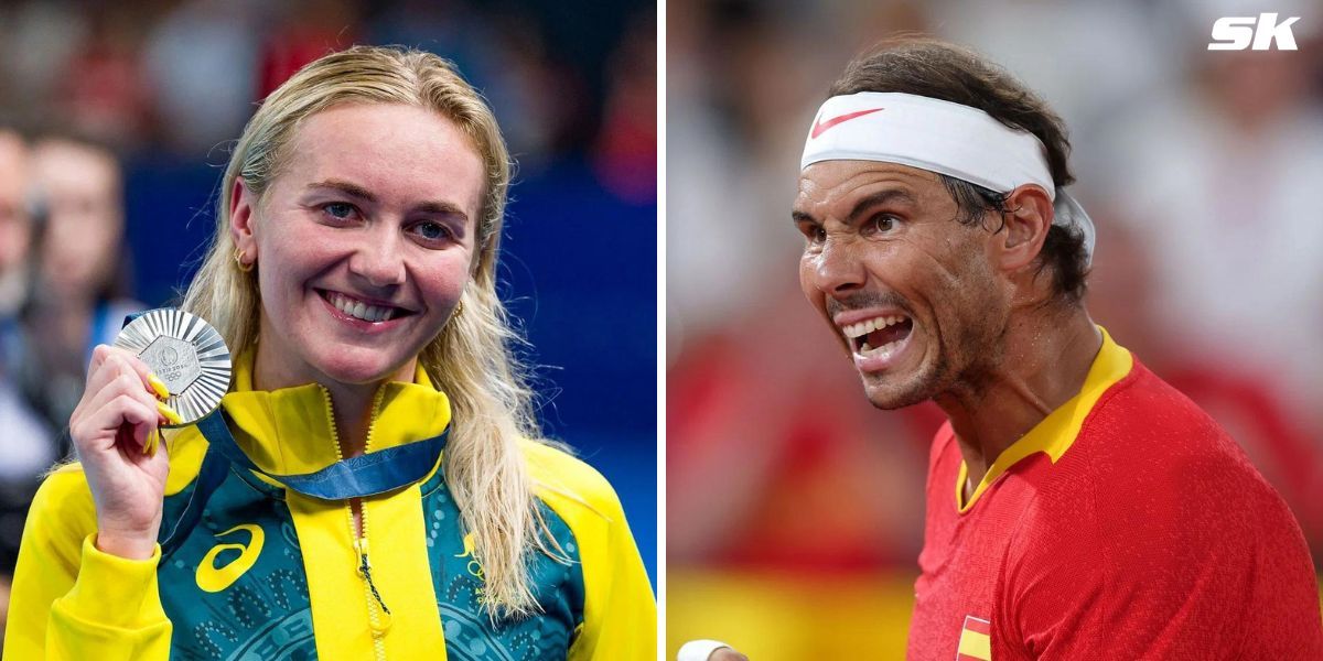 Ariarne Titmus on her sporting idol Rafael Nadal (Images: GETTY)