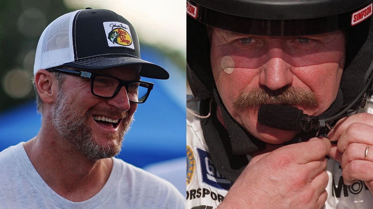 Dale Earnhardt Jr. and Dale Earnhardt Sr.