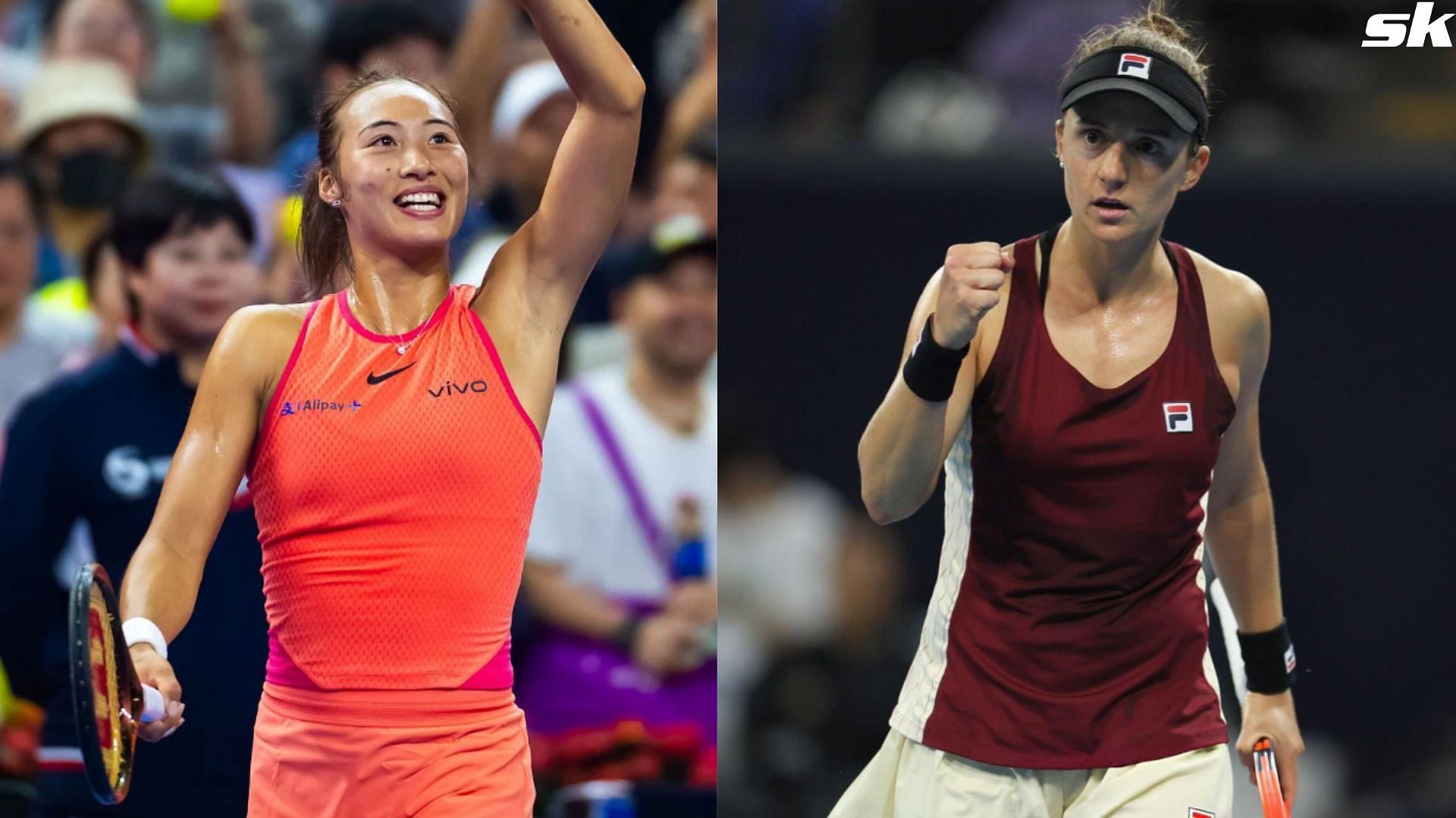 Zheng Qinwen vs Nadia Podoroska, China Open 2024 R3 (Picture: Getty)