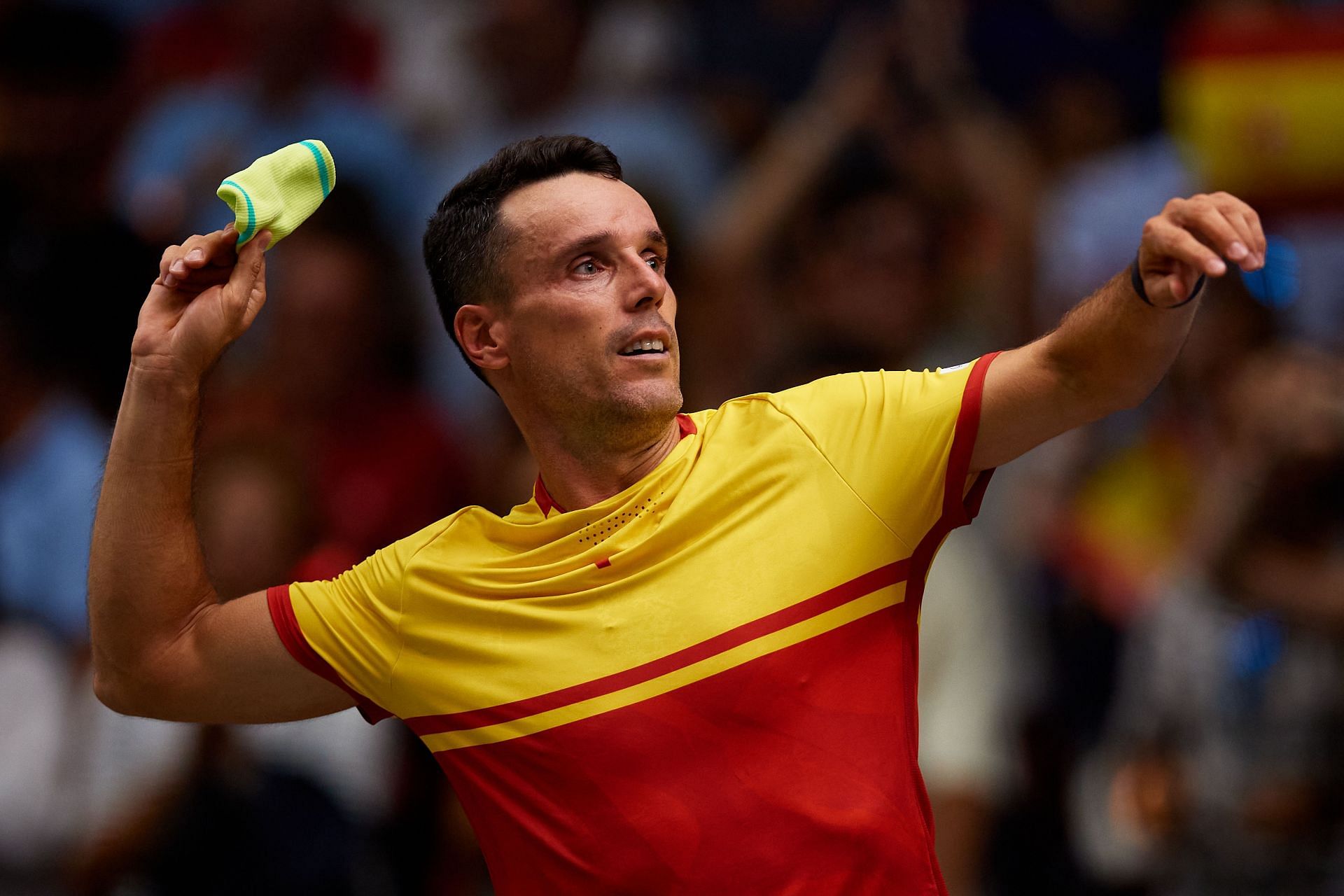 Roberto Bautista Agut at the Davis Cup 2024. (Photo: Getty)