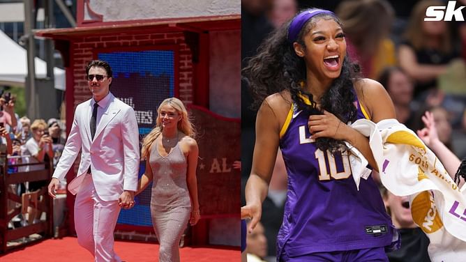 WATCH: Paul Skenes' girlfriend Olivia Dunne ranks her Pirates rookie boyfriend, Angel Reese & others among LSU's Mount Rushmore