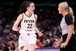 Watch: Caitlin Clark seemingly expresses anger over officiating during Fever's loss to Lynx