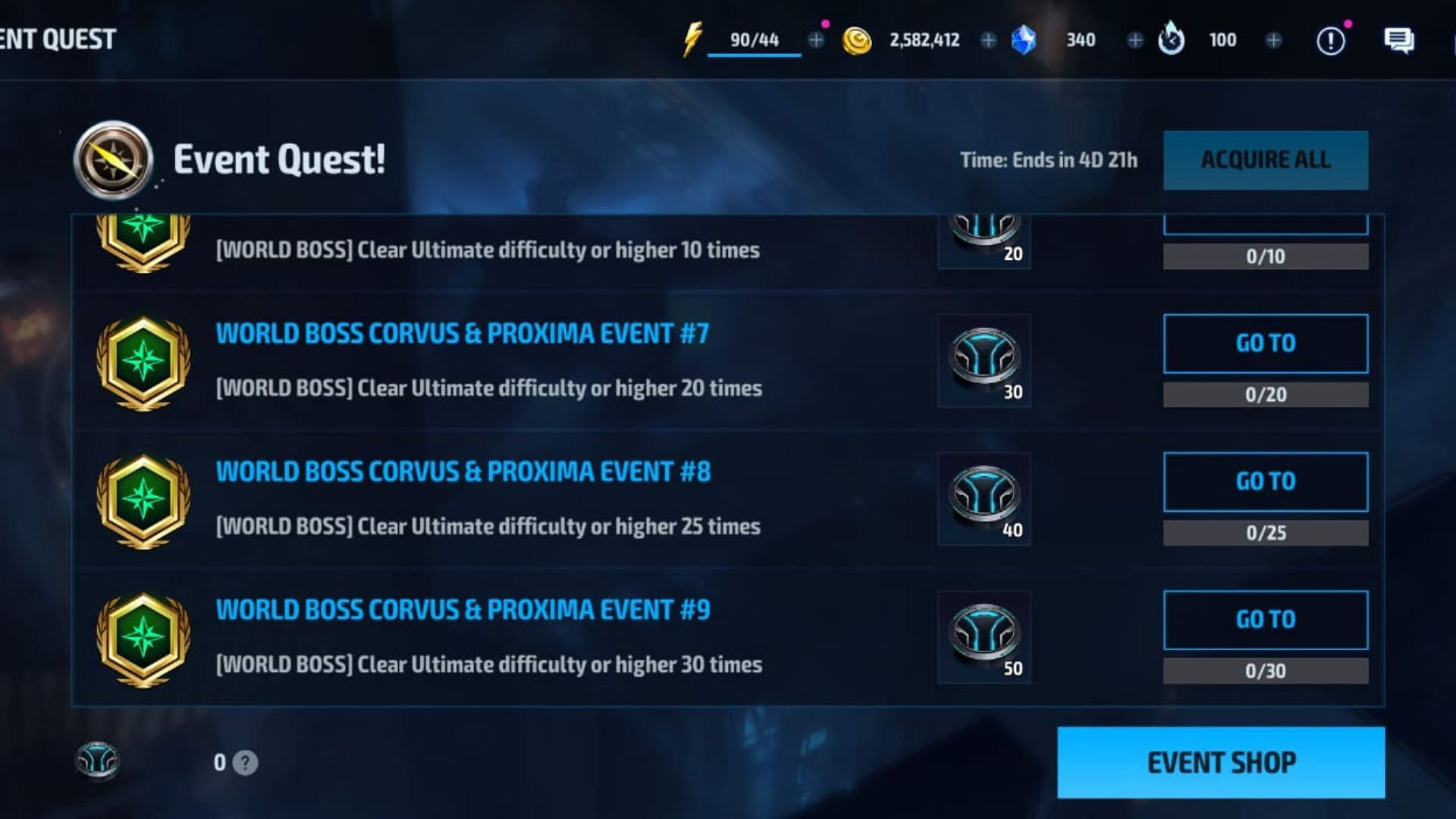 Players will need to complete these final three tasks #7 to #9 (Image via Netmarble)