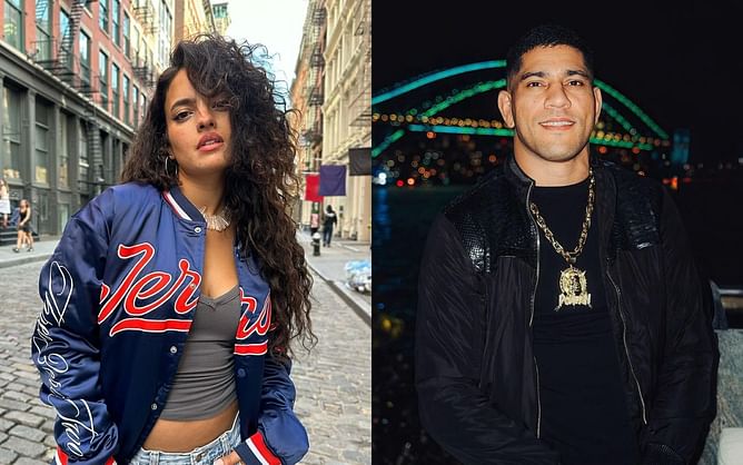 Nina-Marie Daniele takes playful dig at Alex Pereira while sharing behind-the-scene glimpse of their collaboration: "My pain makes you smile"