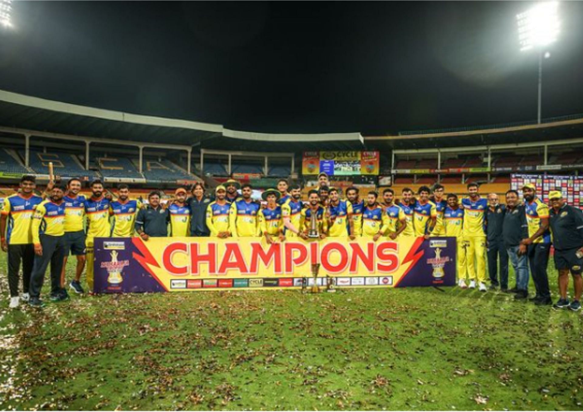 Mysore Warriors ended their ten-year wait for a trophy in style, winning the Maharaja Trophy 2024 in Bengaluru on September 1 (Picture Credits: Instagram/Mysore Warriors).