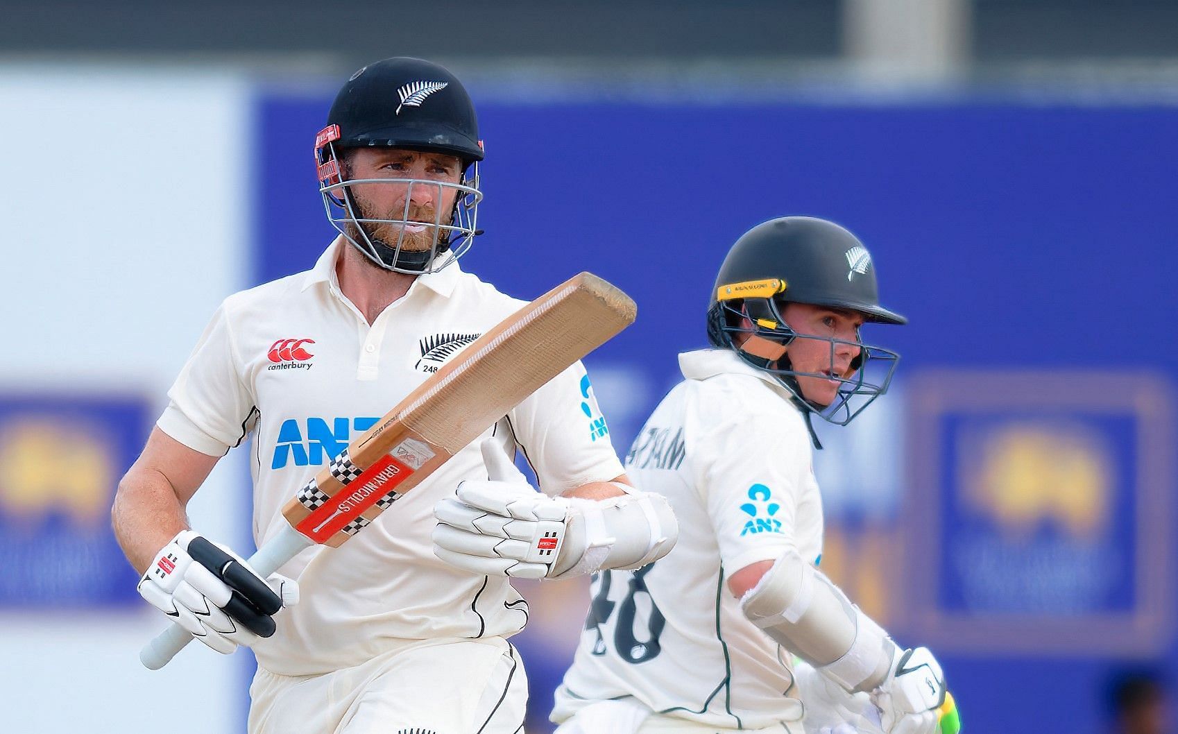 Kane Williamson and Tom Latham shared a 73-run stand. (Credits: Black Caps Twitter)