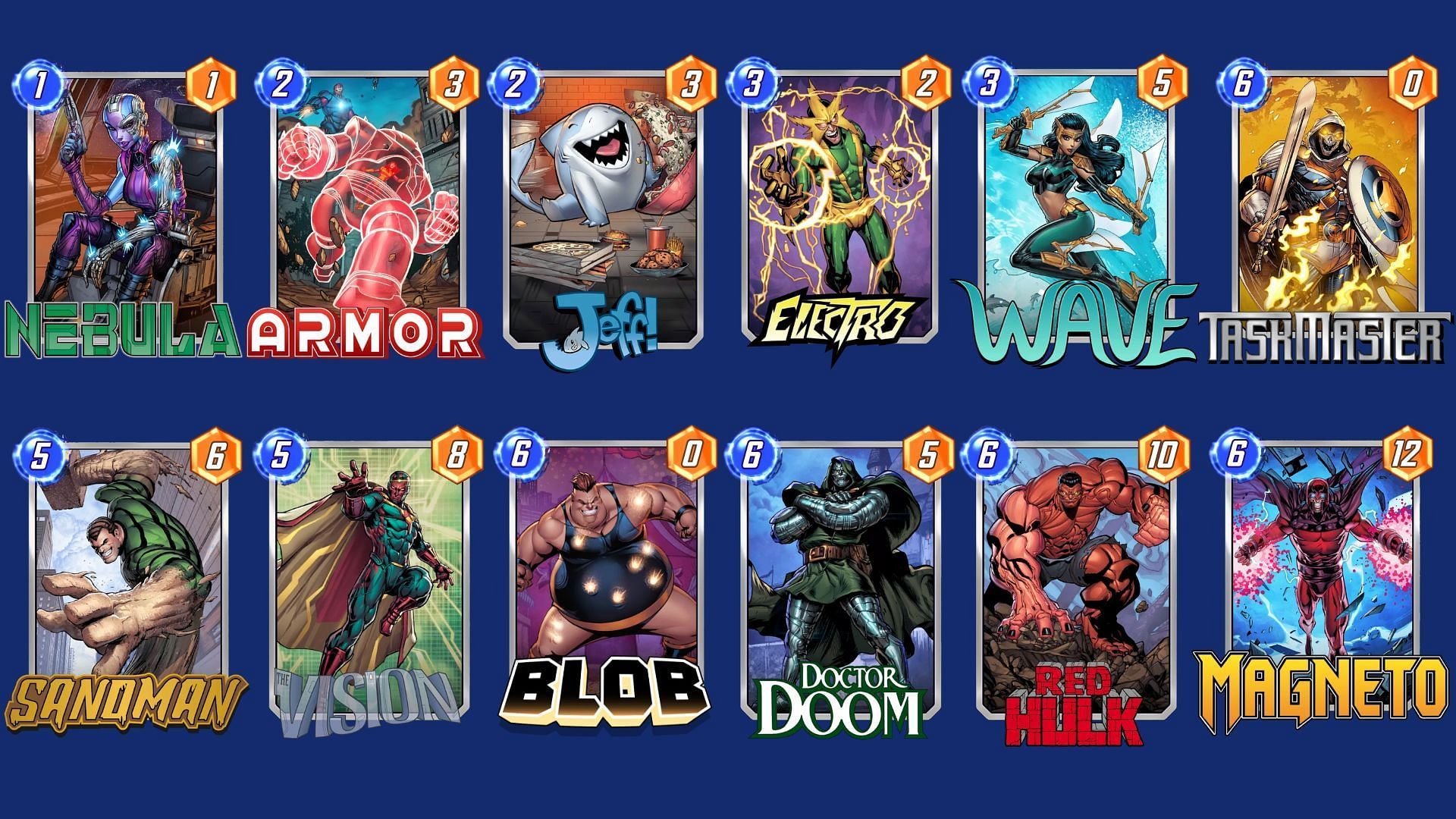 The Sand Blob Deck in Marvel Snap (Image via Nuverse)