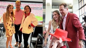 WATCH: Nick Saban's daughter Kristen Saban rocks floral dress while hopping on the viral "cutesy" trend