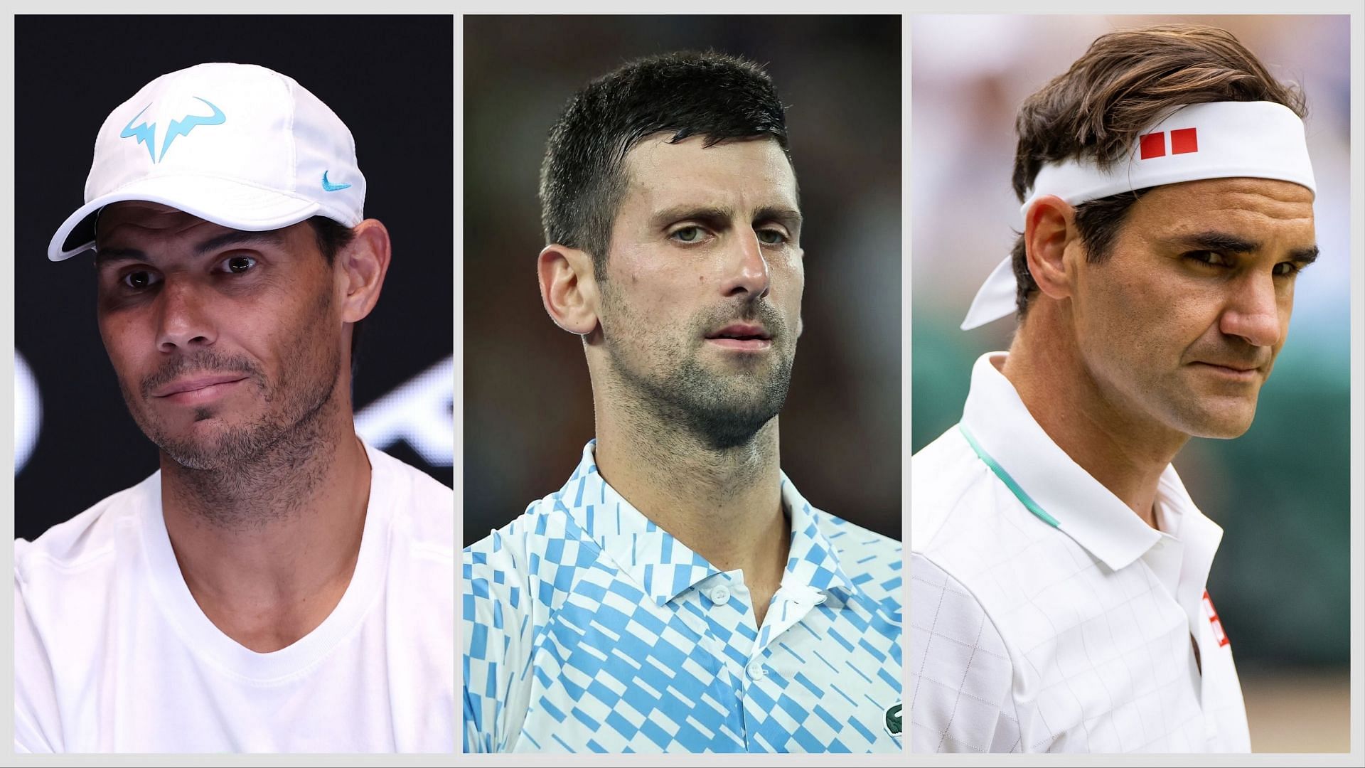 (From L-R) Rafael Nadal, Novak Djokovic and Roger Federer [Image Source: Getty Images]