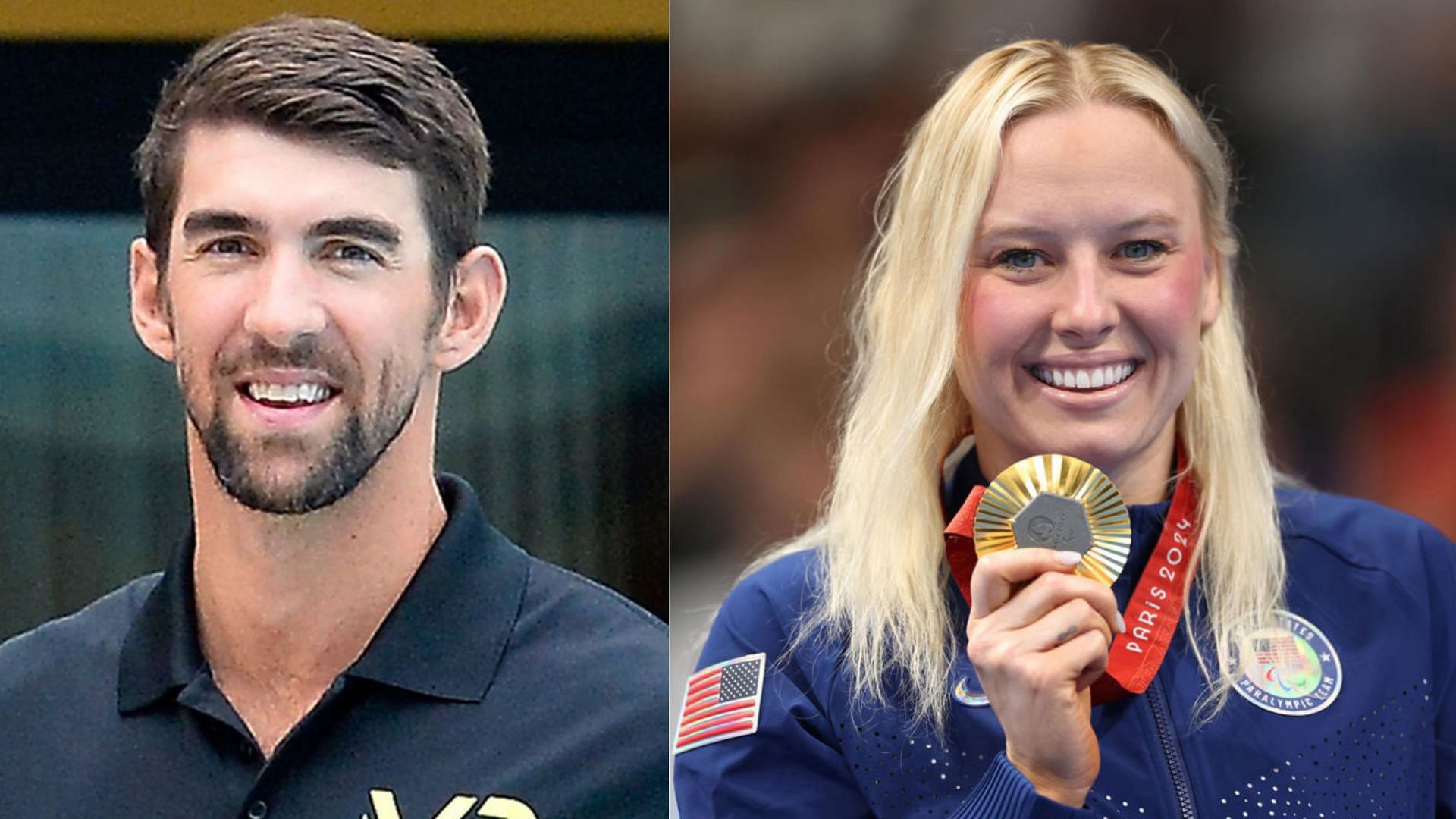 Michael Phelps congratulates Jessica Long for yet another Paralympic gold [Image Sources: Getty]