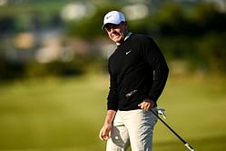 Rory McIlroy details thought behind his back-handed and left-handed putts at the BMW PGA Championship