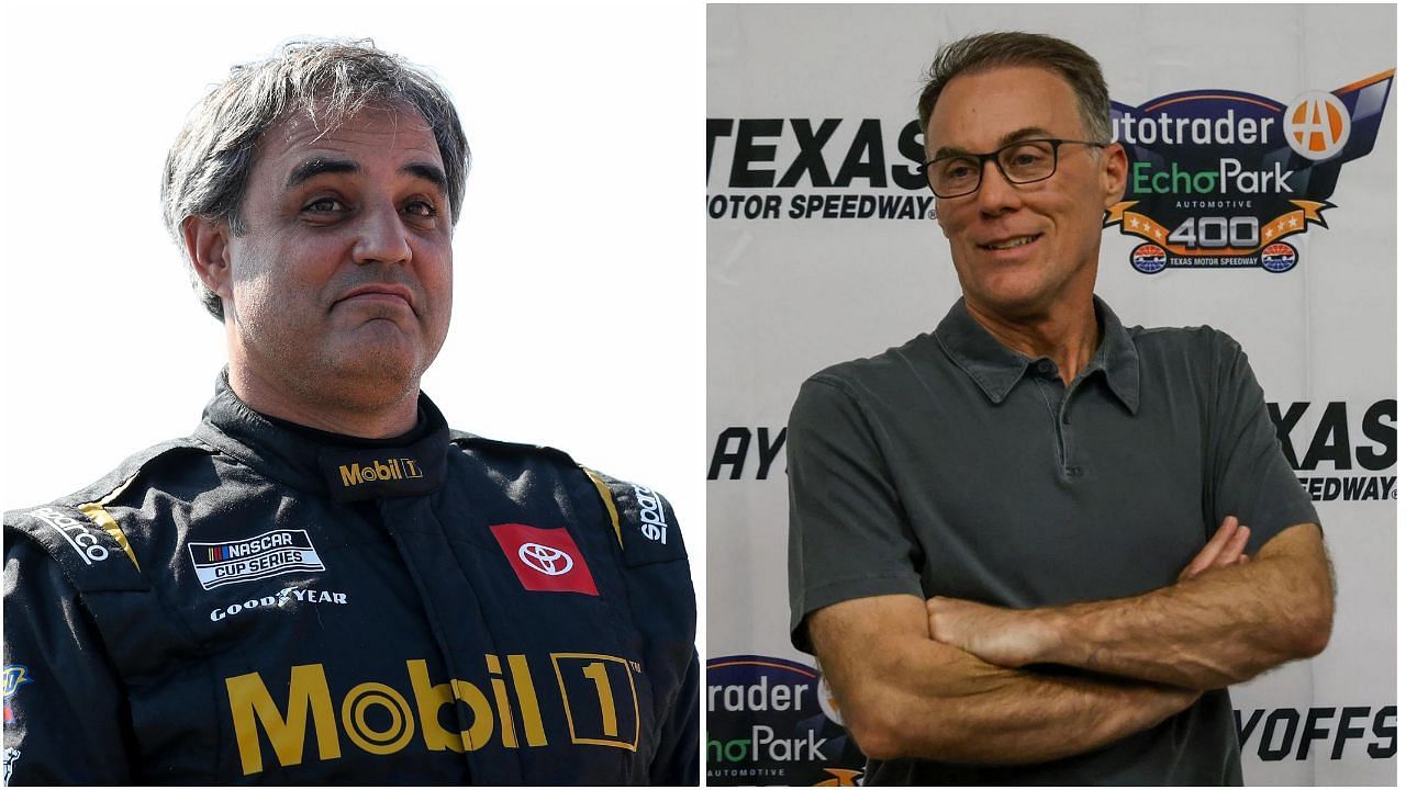 Juan Pablo Montoya (L) and Kevin Harvick (R) [Source: (L)Imagn, (R)Getty]