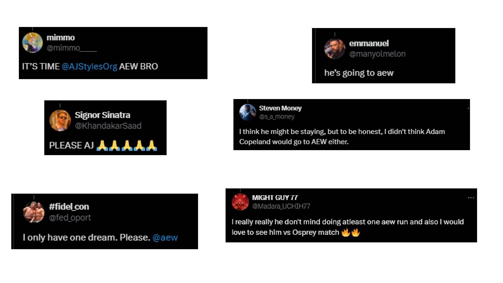 Screengrab of fan reactions (Image source: X.com)