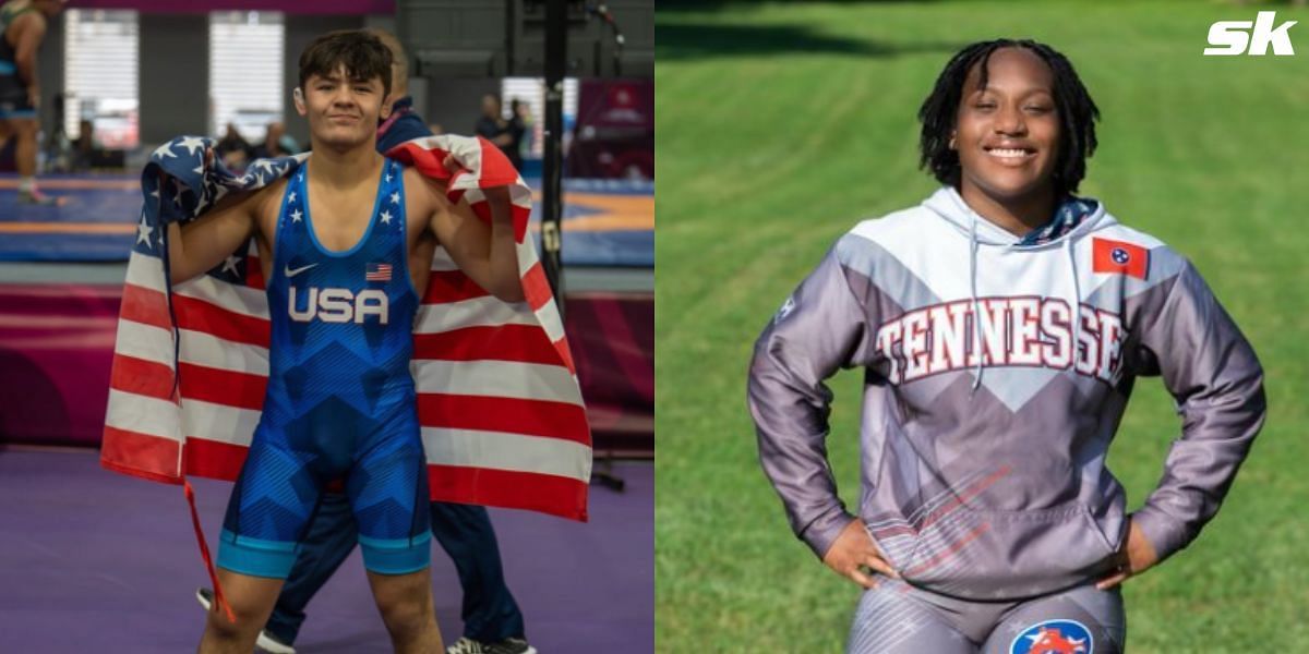 Bo Bassett and Janiya Johnson secure victories at the most prestigious high school wrestling event.  (Image Source: L- @janiya_johnson2009 on Instagram, R - @ bo.bassett on Instagram)