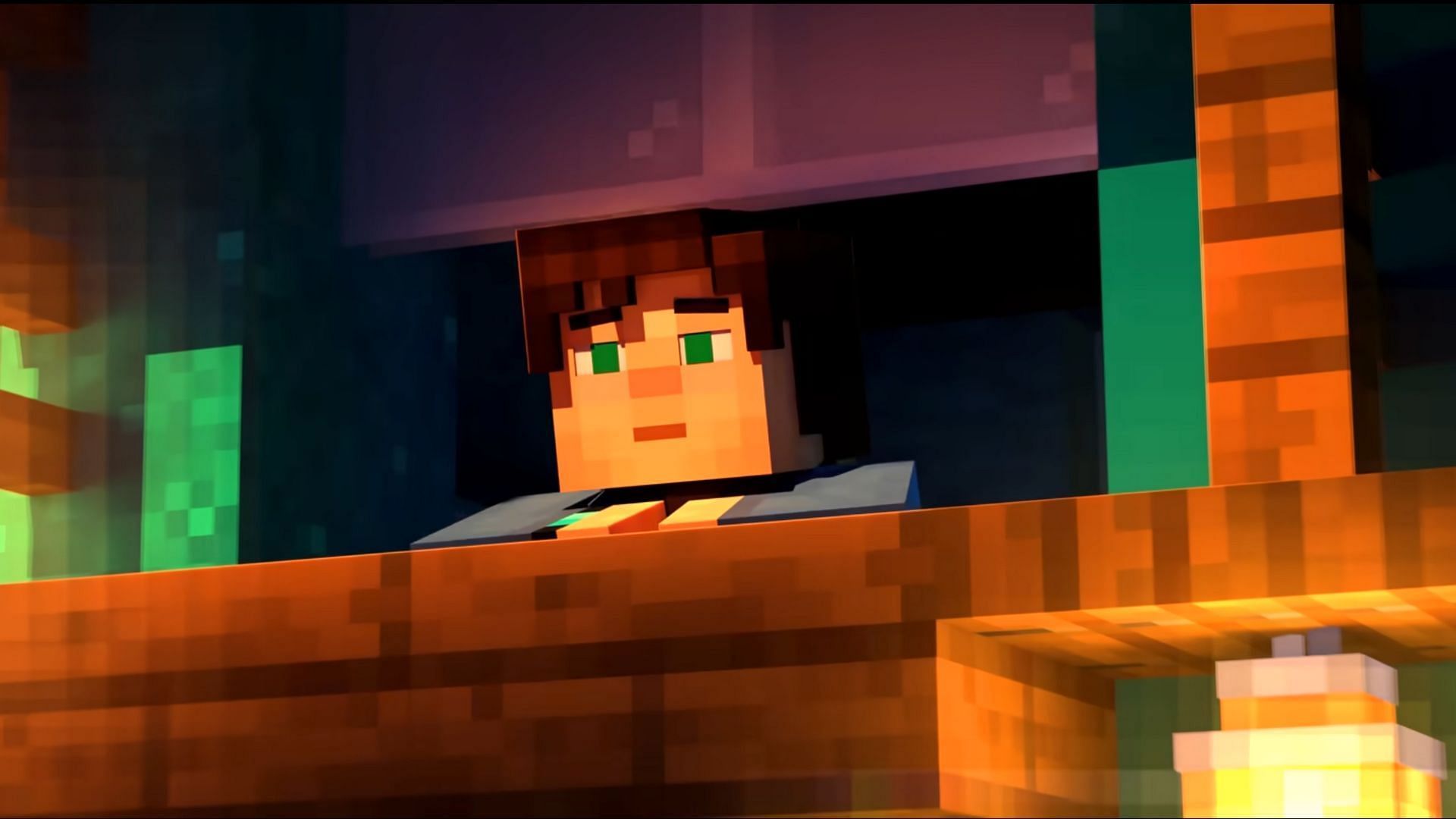 Block By Block Amulet is based on Story Mode (Image via YouTube/Wazzy/Mojang Studios)