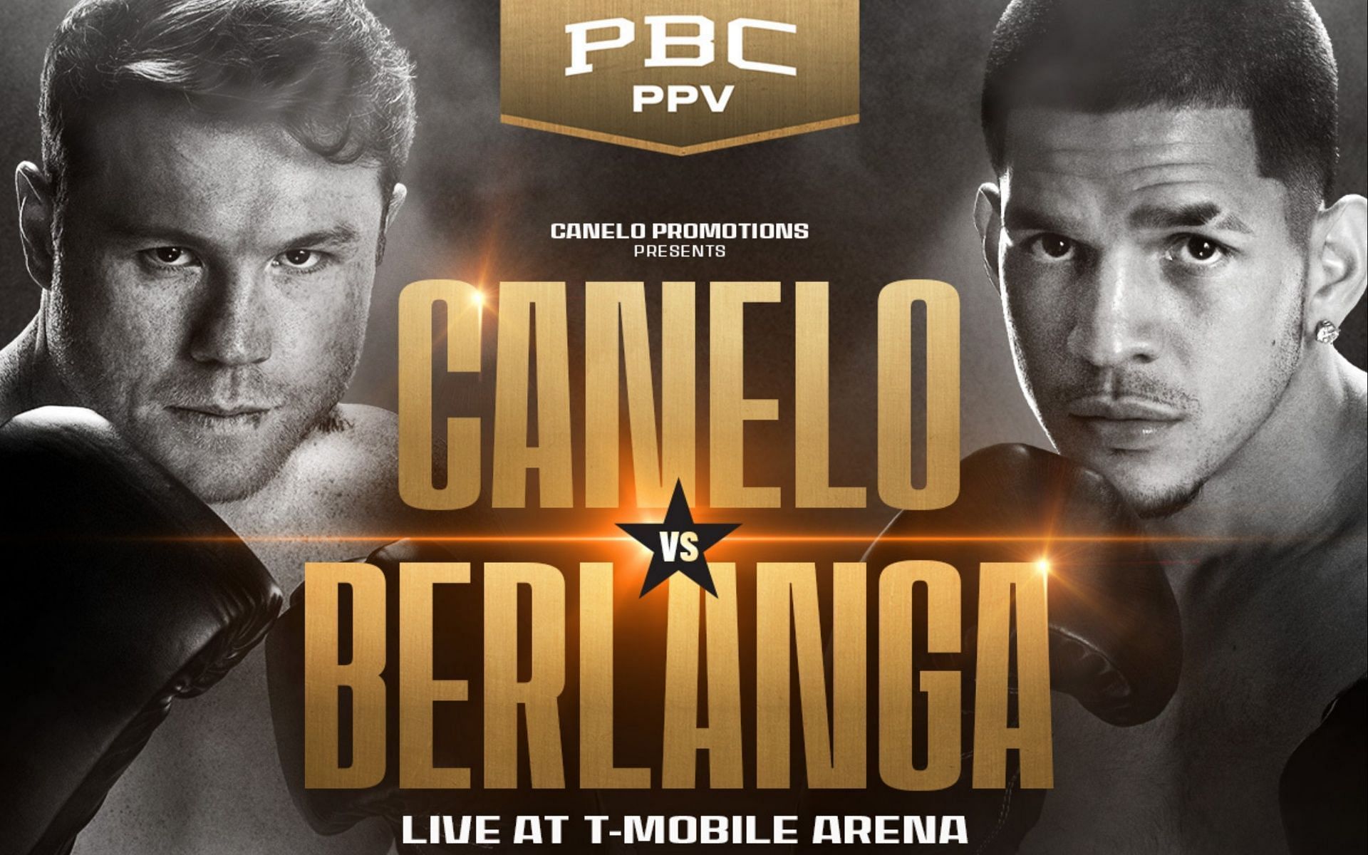 Cartaz do combate entre Canelo Alvarez e Edgar Berlanga.