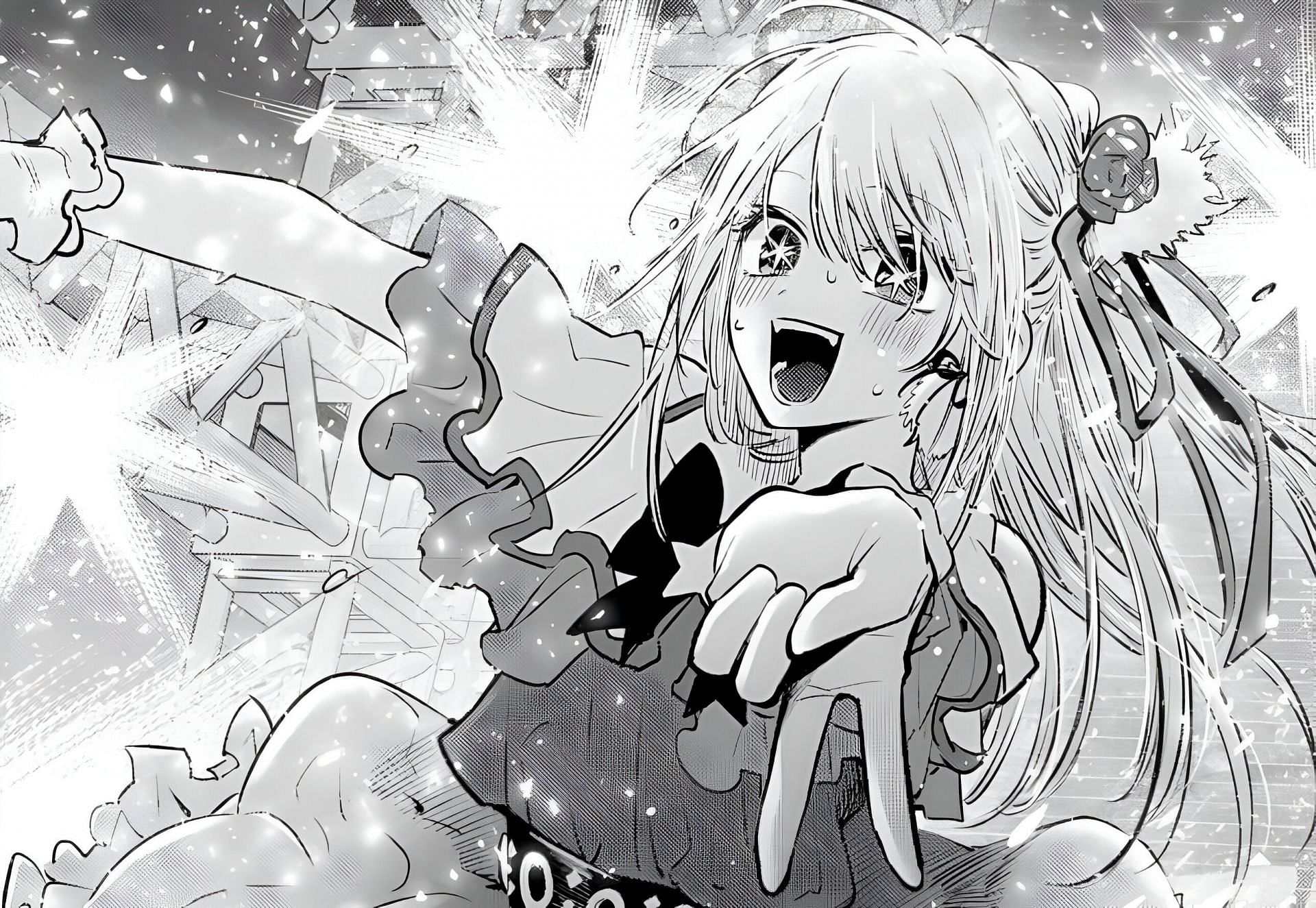 Ruby Hoshino as seen in Oshi no Ko chapter 159 (Image via Shueisha)