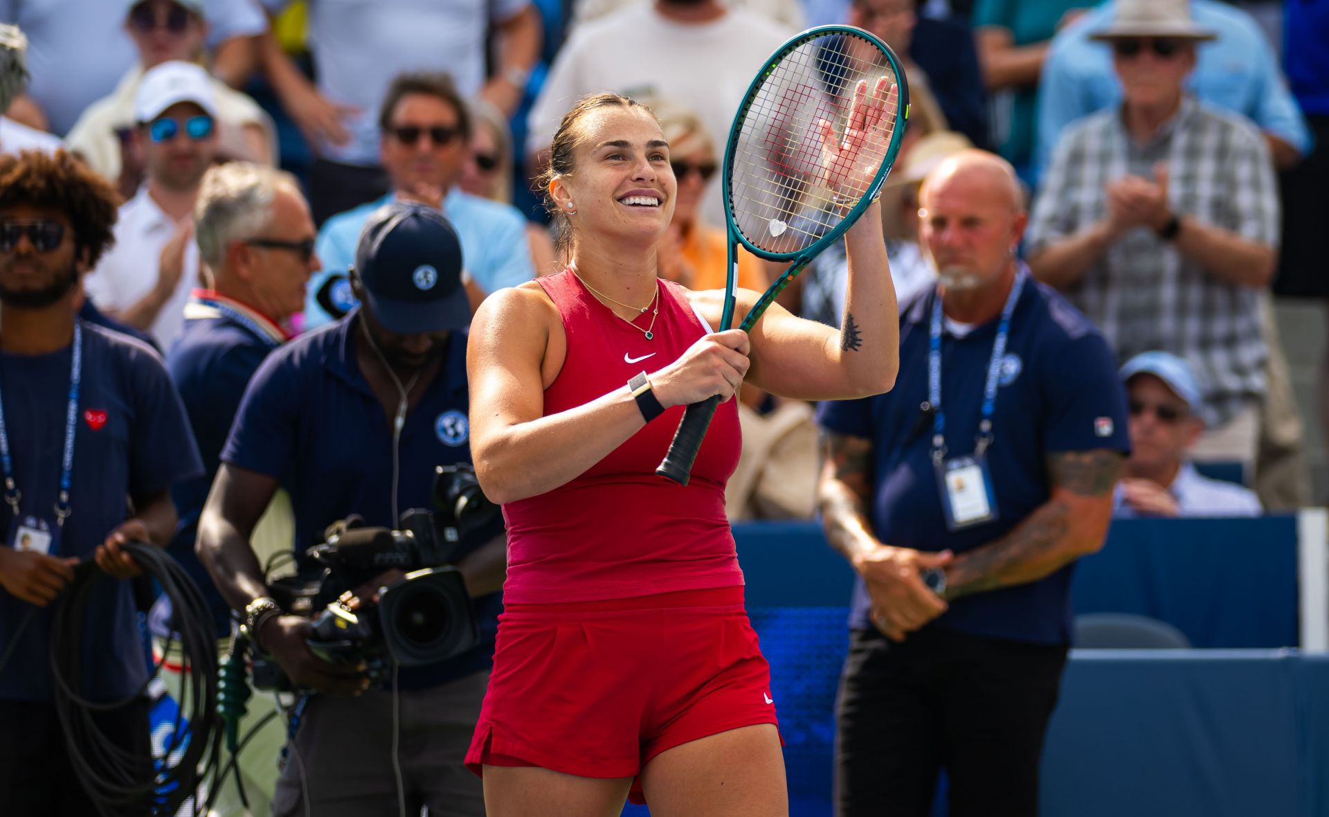 Aryna Sabalenka at the 2024 Cincinnati Open - Getty Images