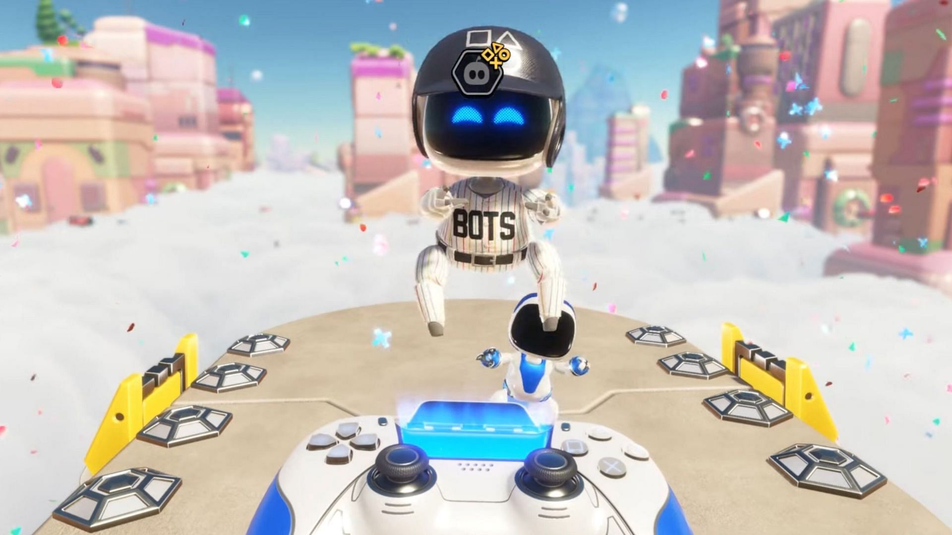 How to get Bernie Williams&#039; bot in Astro Bot Crumble Rumble 1 (Image via Sony)