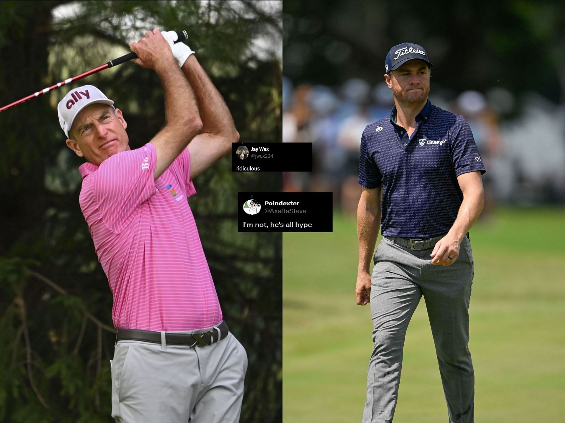 Jim Furyk and Justin Thomas (Image via Getty)