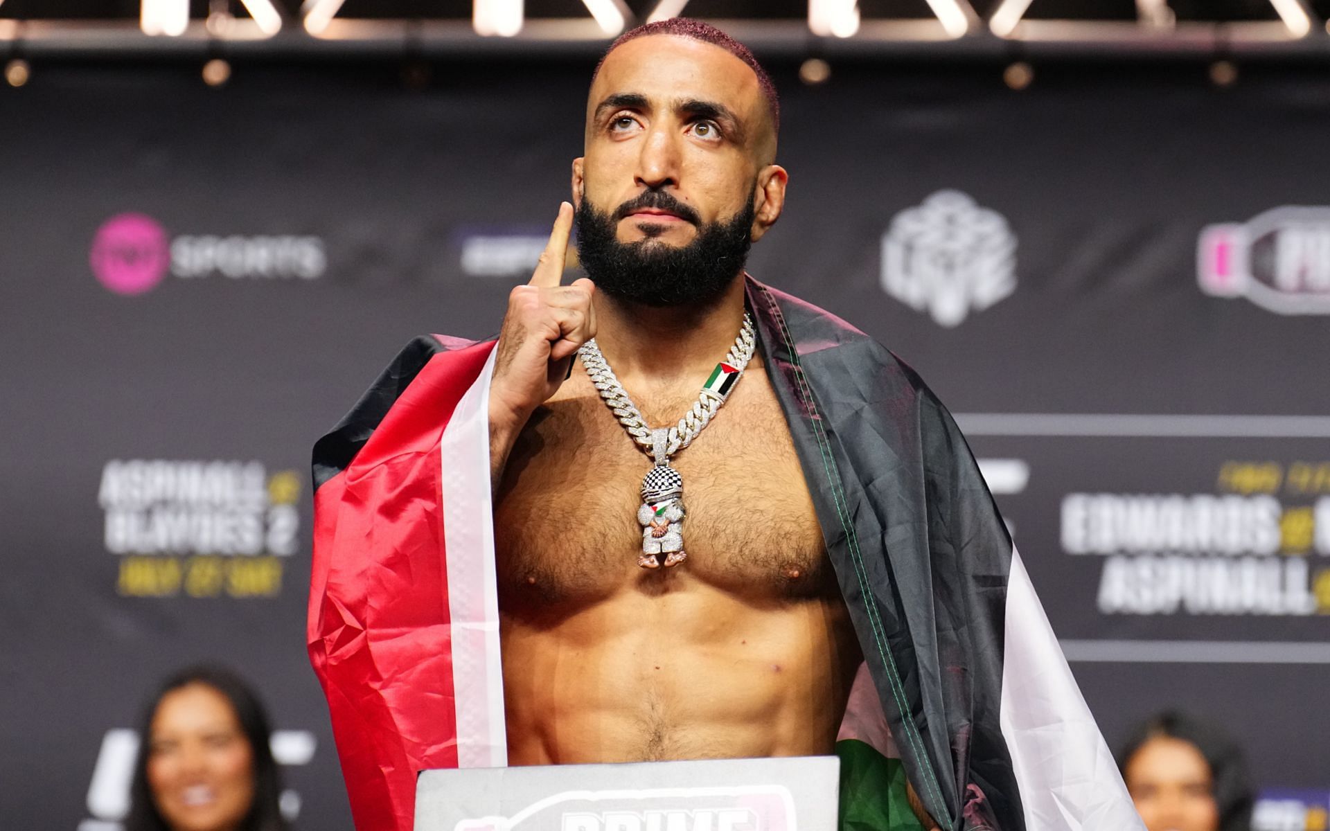 Belal Muhammad picks his favored opponent for first title defense. [Image courtesy: Getty Images] 