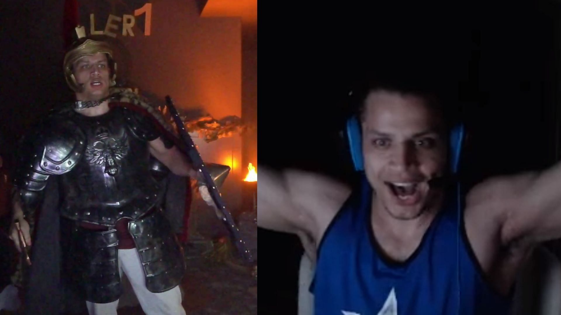 Fans on Reddit praised Tyler1 for making it so far into Elden Ring (Images via loltyler1/Twitch) 